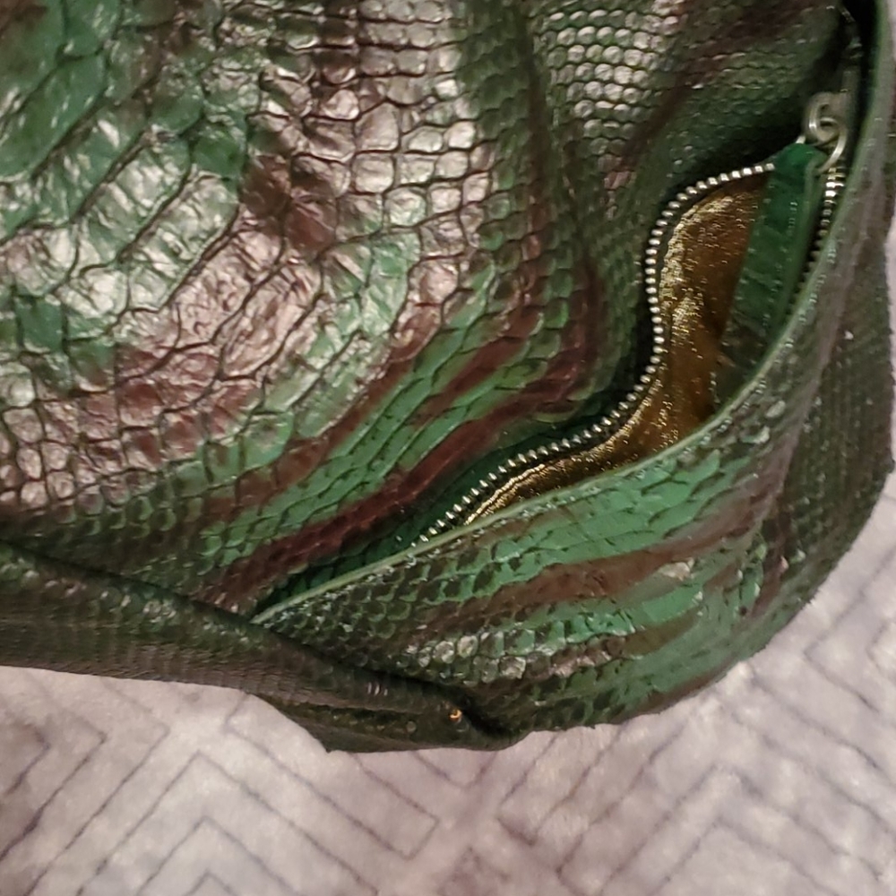 Textured Snake Print Liebeskind Purse - image 7